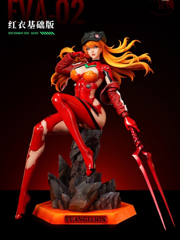 CHIYAN STUDIO EVA Asuka Langley Soryu Hot Sexy 1/4 Statue